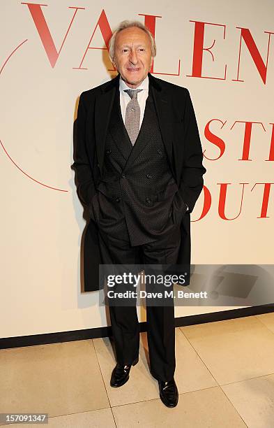 Harold Tillman attends a private view of 'Valentino: Master Of Couture', exhibiting from November 29th, 2012 - March 3 at Somerset House on November...