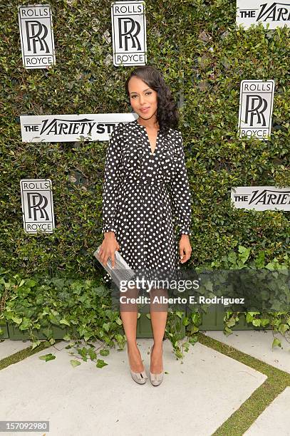 Actress Kerry Washington attends The Variety Studio: Awards Edition held at a private residence on November 28, 2012 in Los Angeles, California.