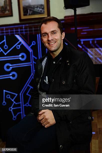 Vice President of Nokia western Europe Conor Pierce at the launch event of the New Nokia Lumia Range at Flat Iron Square on November 28, 2012 in...