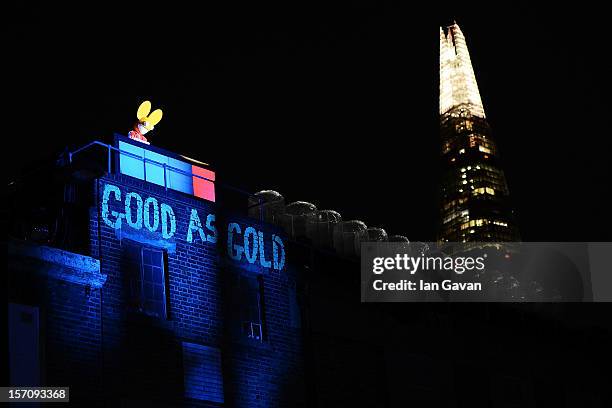 Deadmau5 performs during the launch event of the New Nokia Lumia Range at Flat Iron Square on November 28, 2012 in London, England.