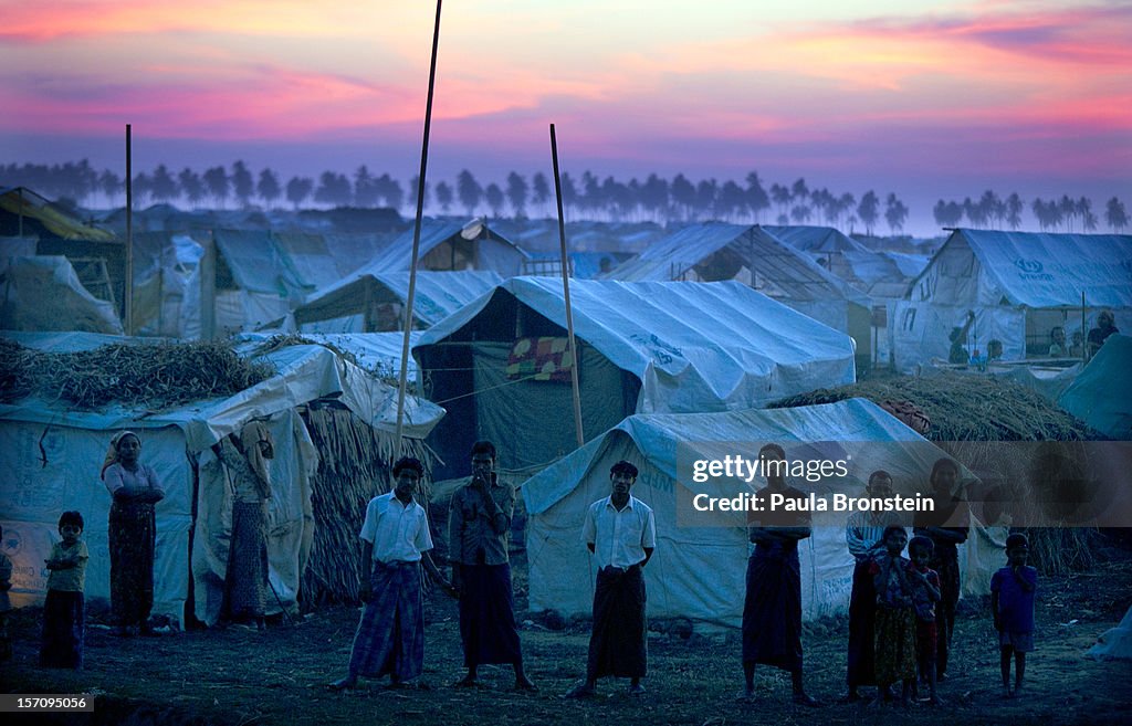 Rohingyas Crowd IDP Camps In Sittwe After Sectarian Violence