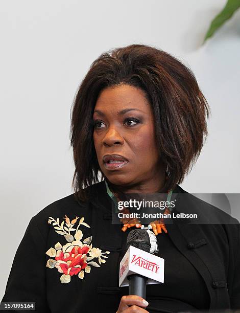 Actress Lorraine Toussaint attends The Variety Studio: Awards Edition held at a private residence on November 28, 2012 in Los Angeles, California.