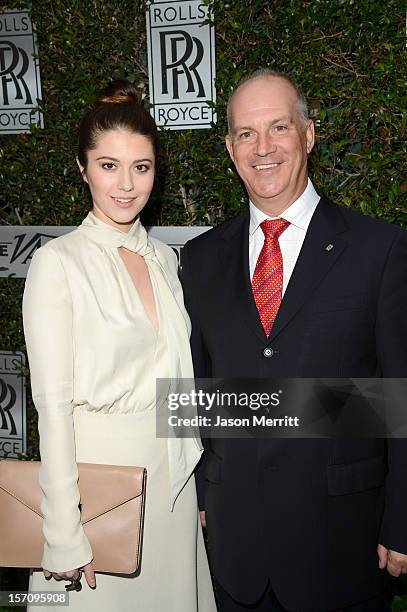 Actress Mary Elizabeth Winstead and President Rolls-Royce Motor Cars North America David Archibald attend The Variety Studio: Awards Edition held at...