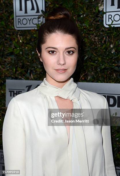 Actress Mary Elizabeth Winstead attends The Variety Studio: Awards Edition held at a private residence on November 28, 2012 in Los Angeles,...