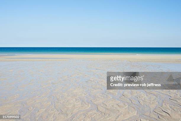 sand wash broome - cable beach stock-fotos und bilder