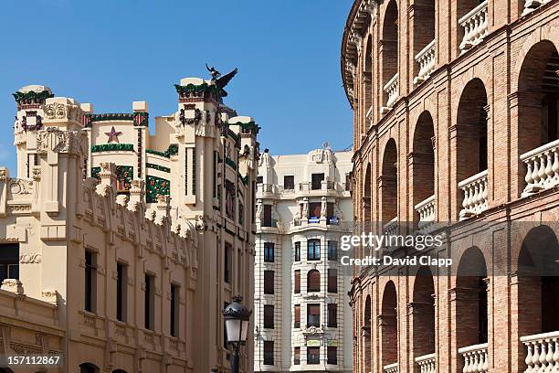 plaza de toros, valencia, spain - comunidad autonoma de valencia - fotografias e filmes do acervo