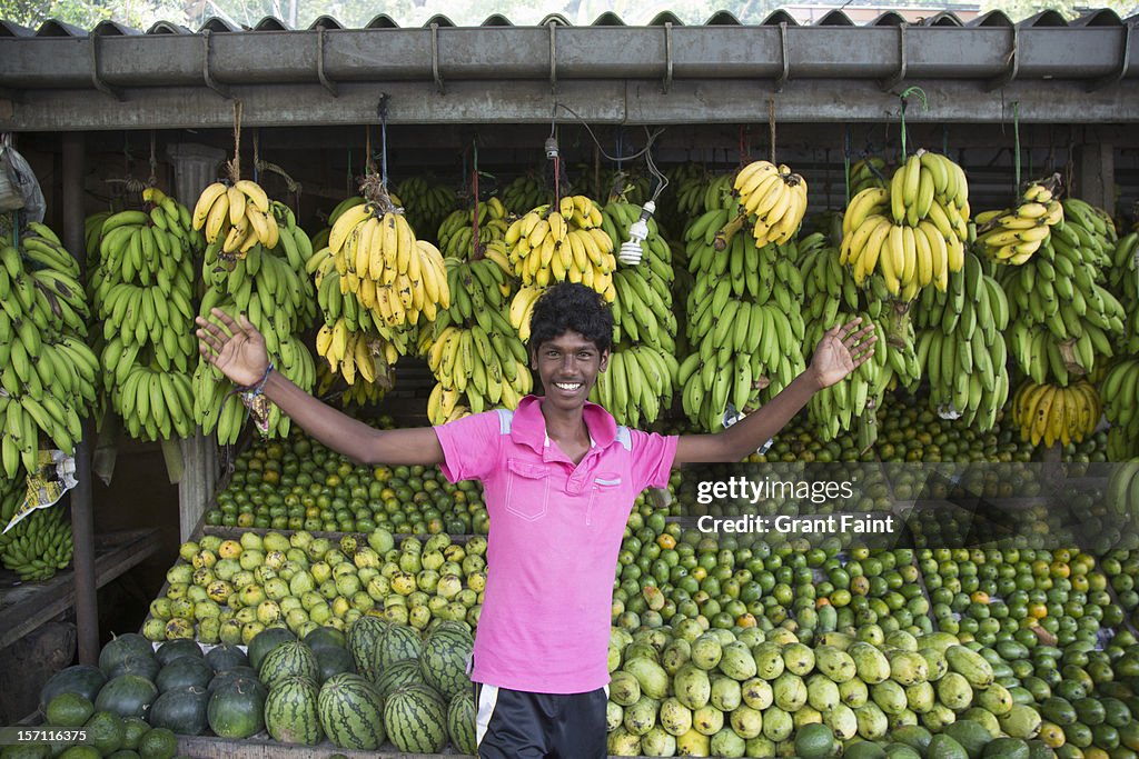 Fruit seller.