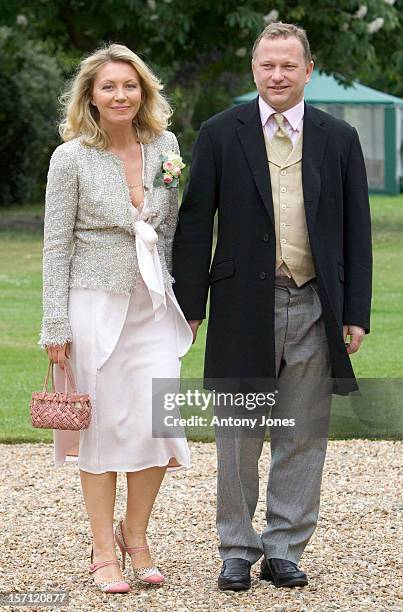 Kirsty Young Attends The Wedding Of Tom Aikens & Amber Nuttall At The Royal Hospital Chelsea In London..