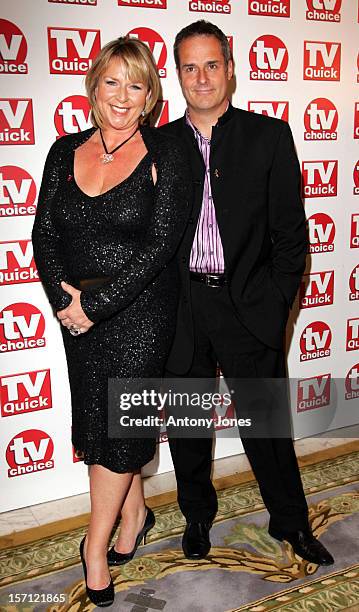 Fern Britton & Phil Vickery Attend The 2007 Tv Quick & Tv Choice Awards In London. .