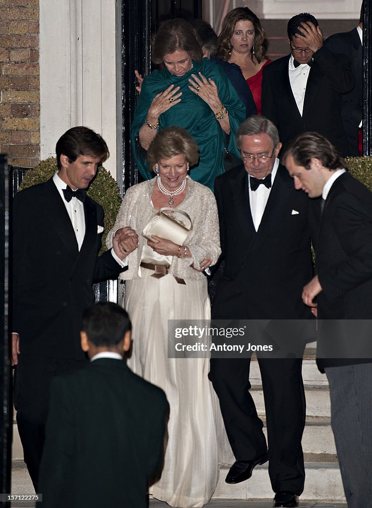 Hm King Constantine 70Th Birthday Celebration - London