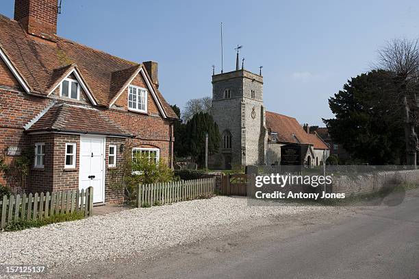 St Mary The Virgin Church In The Village Of Bucklebury, Berkshire. The Home Village Of Kate Middleton'S Parents Michael And Carole Middleton.