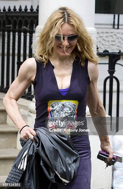 Madonna Leaving Her Gym In Central London After Working Out..