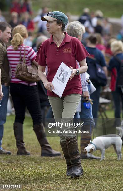 Princess Anne At The British Festival Of Eventing At Gatcombe Park Gloucestershire..