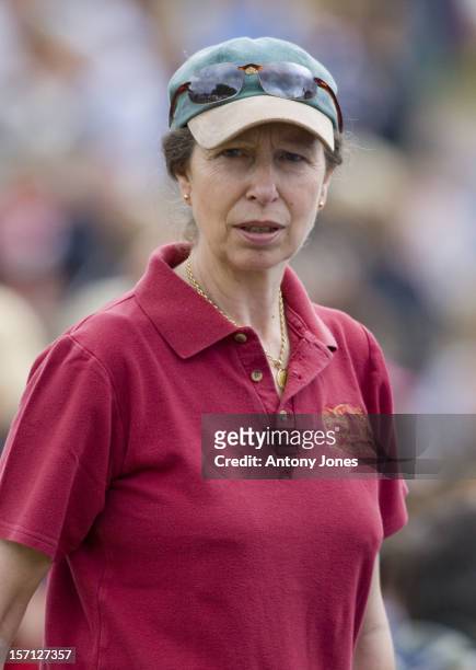 Princess Anne At The British Festival Of Eventing At Gatcombe Park Gloucestershire..
