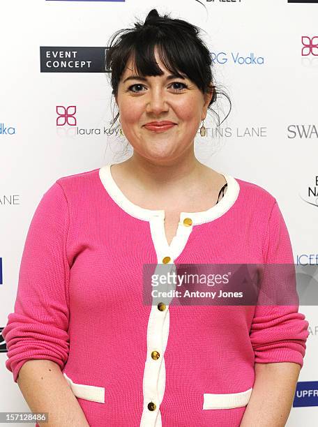 Katy Wix Attends The Party For The English National Ballet'S Christmas Performance Of The Nutcracker On December 14, 2011 In London.