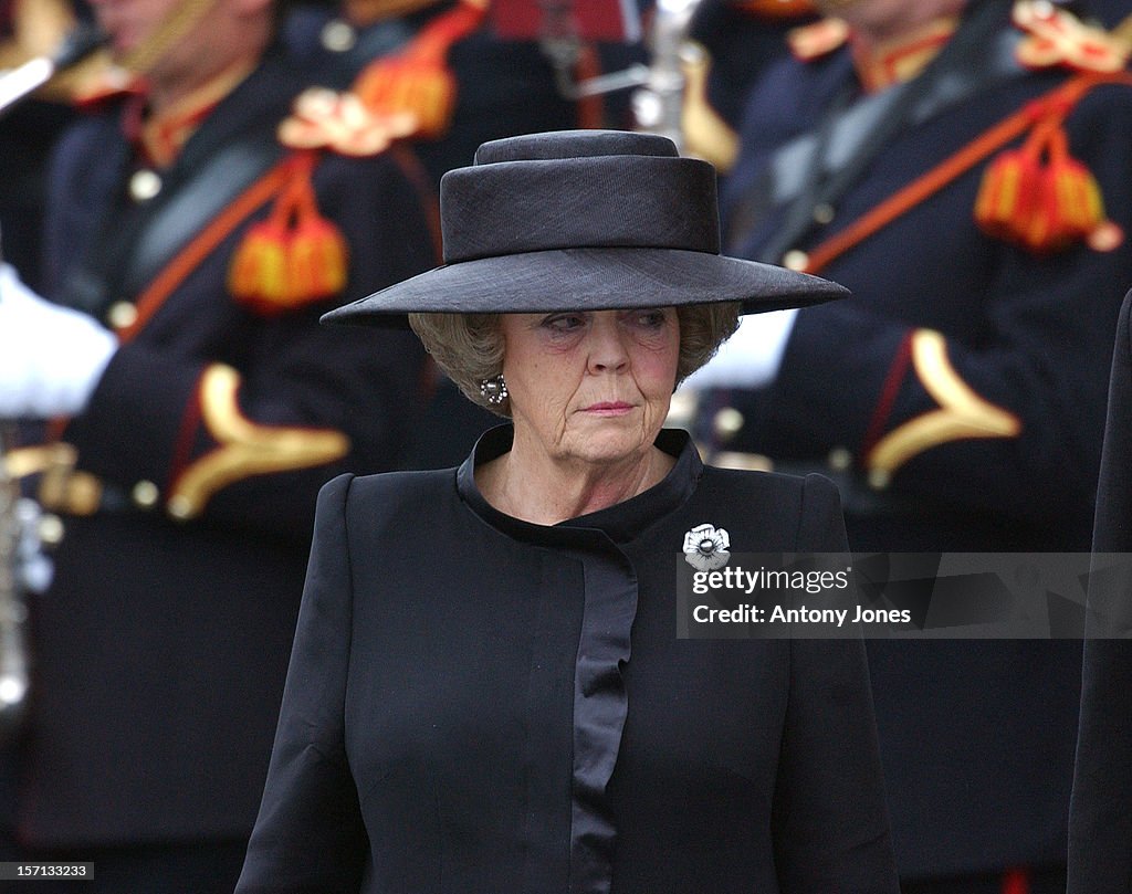 The Funeral Of His Royal Highness Prince Claus Of The Netherlands