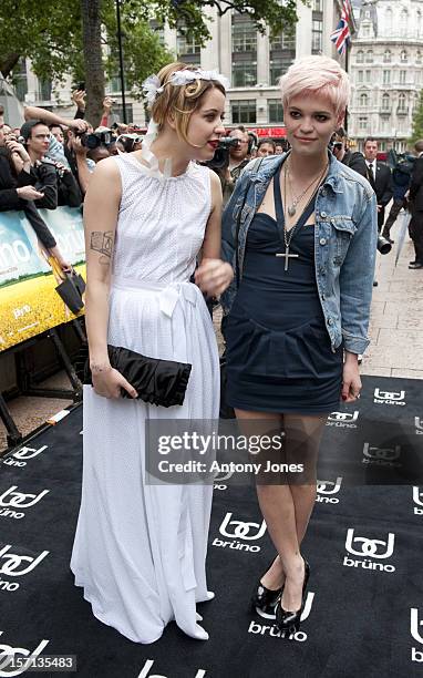 Peaches And Pixie Geldof At The Uk Premiere Of Bruno Held At Empire At Leicester Square, London.