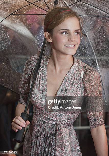 Emma Watson Attends The World Premiere Of 'Harry Potter And The Half Blood Prince' Held At The Odeon Leicester Square, London.