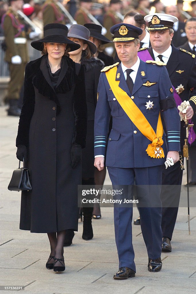 The Funeral Of Grand Duchess Josephine-Charlotte Of Luxembourg