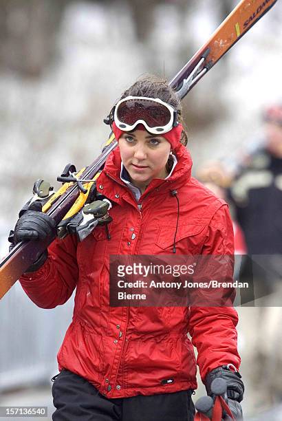 Kate Middleton Skiing In Klosters, Switzerland.