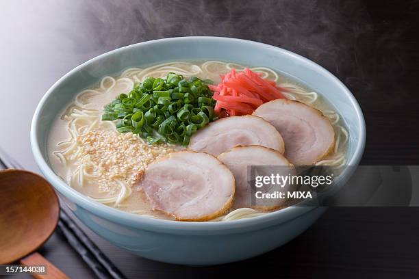 hakata ramen - char siu pork stock pictures, royalty-free photos & images