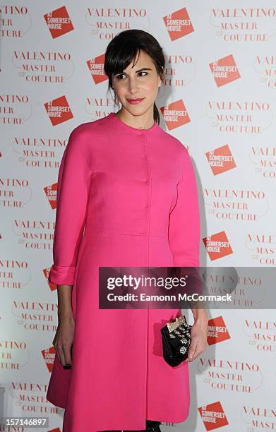 Caroline Sieber attends the VIP view of Valentino: Master of Couture at Embankment Gallery on November 28, 2012 in London, England.