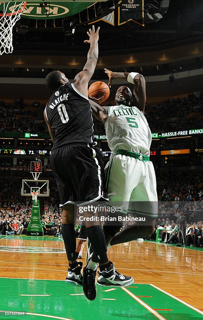 Brooklytn Nets  v Boston Celtics