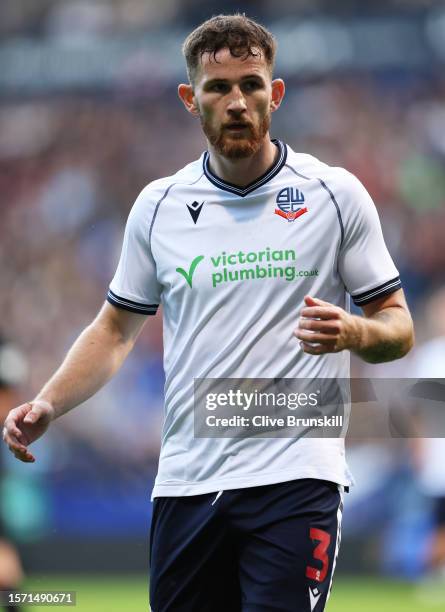 Jack Iredale of Bolton Wanderers during the pre-season friendly match between Bolton Wanderers and Everton at University of Bolton Stadium on July...