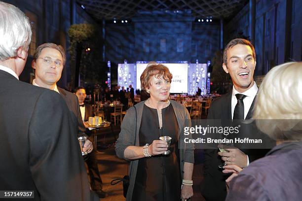Guests including NPR reporter Ari Shapiro mingle at Smithsonian Magazine's first annual American Ingenuity Awards on November 28, 2012 in Washington,...