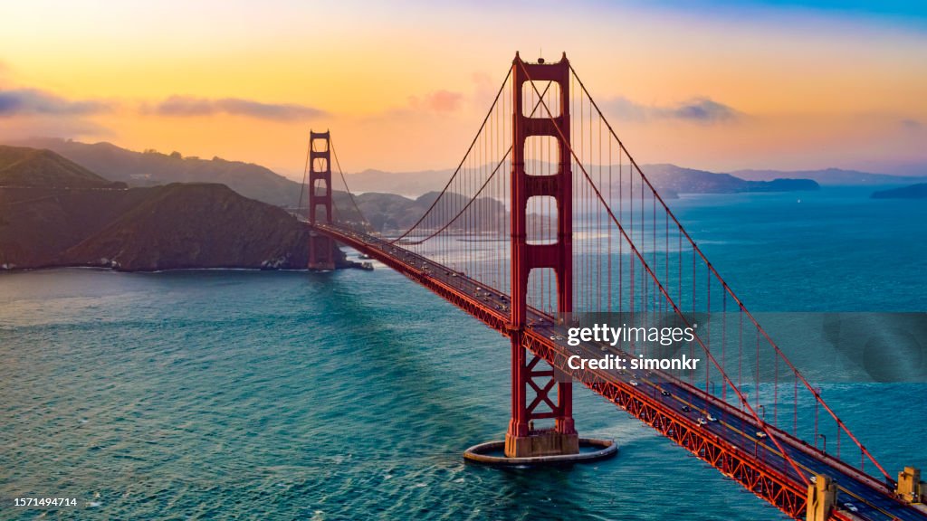 View of Golden Gate Bridge