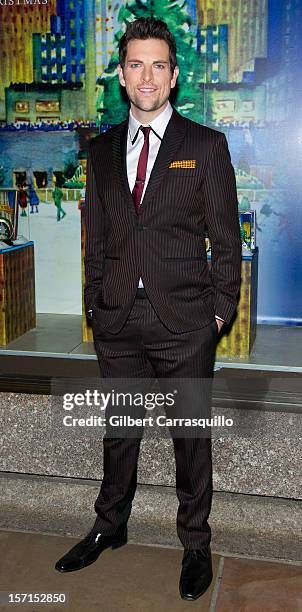 Singer Chris Mann attends the 80th annual Rockefeller Center Christmas Tree Lighting at Rockefeller Center on November 28, 2012 in New York City.