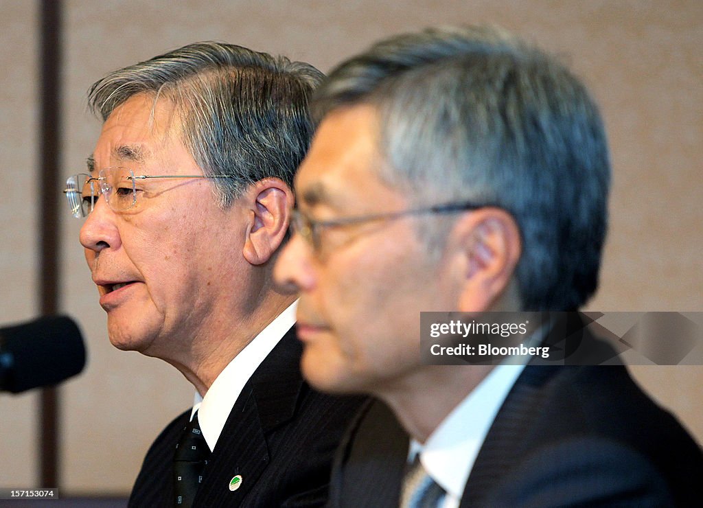 Mitsubishi Heavy Industries And Hitachi Hold Joint News Conference