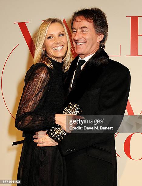 Malin Jefferies and Tim Jefferies attend a private view of 'Valentino: Master Of Couture', exhibiting from November 29th, 2012 - March 3 at Somerset...