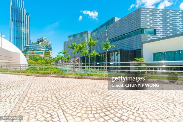 town squre in kowloon, hong kong - company town hall stock pictures, royalty-free photos & images