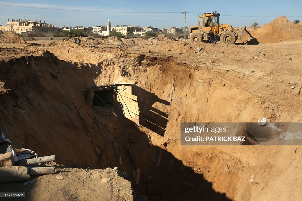 PALESTINIAN-ISRAEL-GAZA-CONFLICT-TUNNELS