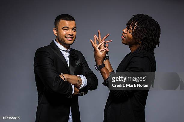 Guy Sebastian and Lupe Fiasco pose at the 26th Annual ARIA Awards 2012 at the on November 29, 2012 in Sydney, Australia.