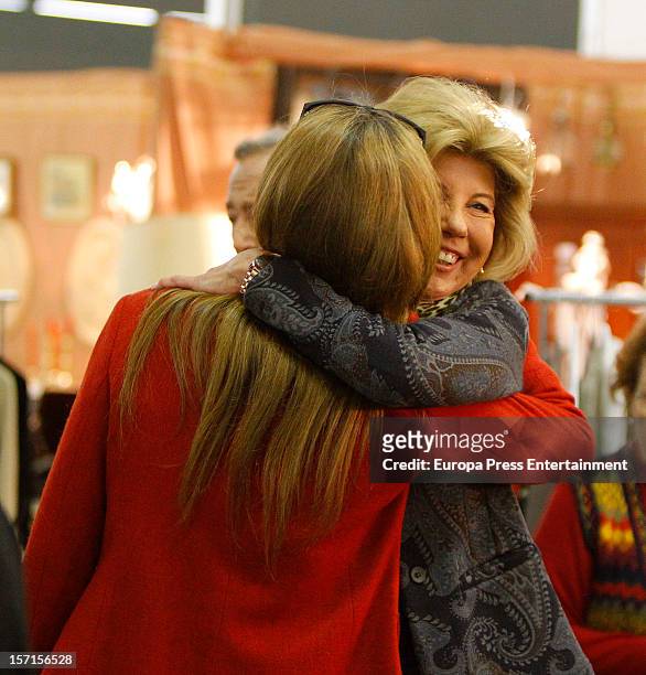 Princess Elena attends Rastrillo 'Nuevo Futuro' at Pipa paviliono on November 26, 2012 in Madrid, Spain.