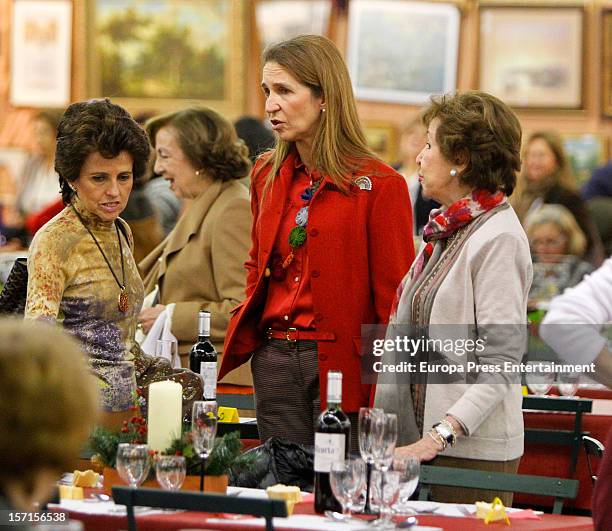 Princess Elena of Spain attends Rastrillo 'Nuevo Futuro' at Pipa paviliono on November 26, 2012 in Madrid, Spain.