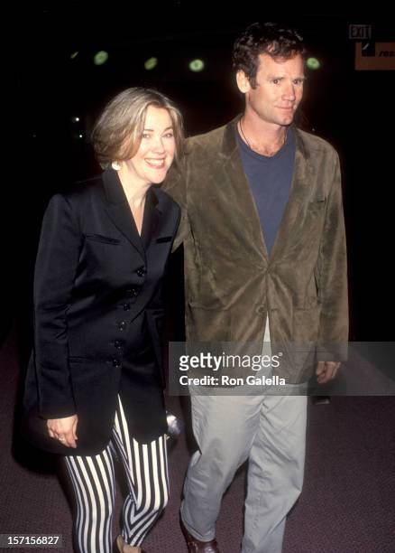 Actress Catherine O'Hara and husband Bo Welch attend the "American Heart" West Hollywood Premiere on May 11, 1993 at Pacific Design Center, Center...