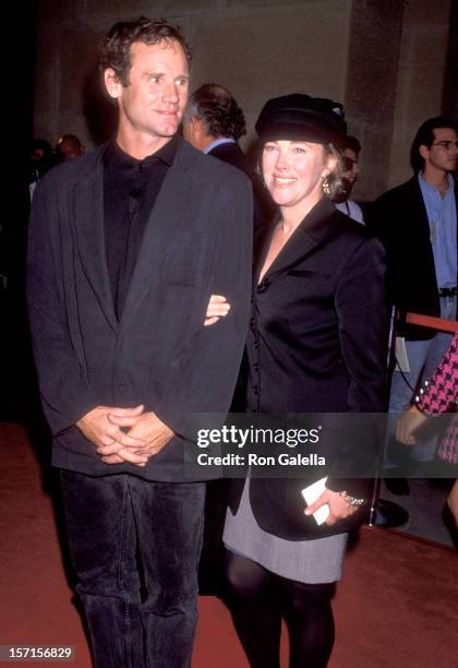 Actress Catherine O'Hara and husband Bo Welch attend the "Night and the City" Gala Tribute to Irwin Winkler on October 15, 1992 at Los Angeles County...