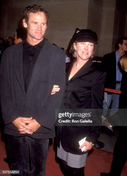 Actress Catherine O'Hara and husband Bo Welch attend the "Night and the City" Gala Tribute to Irwin Winkler on October 15, 1992 at Los Angeles County...