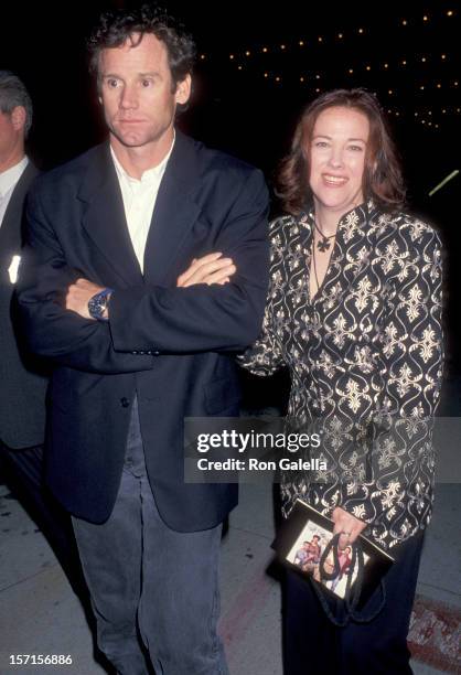 Actress Catherine O'Hara and husband Bo Welch attend "The Paper" Century City Premiere on March 16, 1994 at Cineplex Odeon Century Plaza Cinemas in...