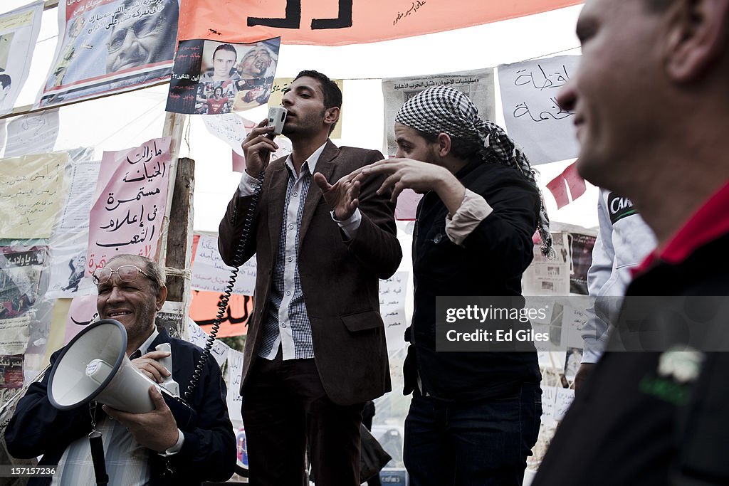 Protesters Demonstrate Against Egyptian President Mohammed Morsi