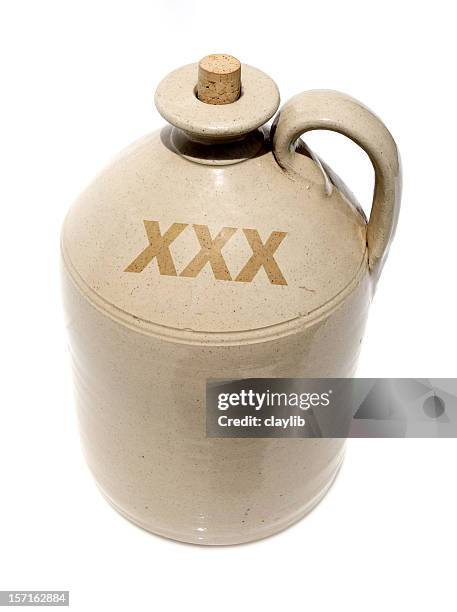 rebel yell - moonshine jug stock pictures, royalty-free photos & images