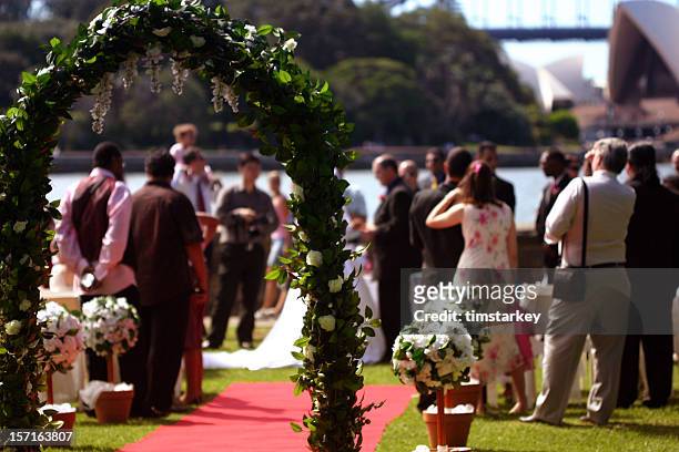 wedding in sydney - wedding ceremony stock pictures, royalty-free photos & images