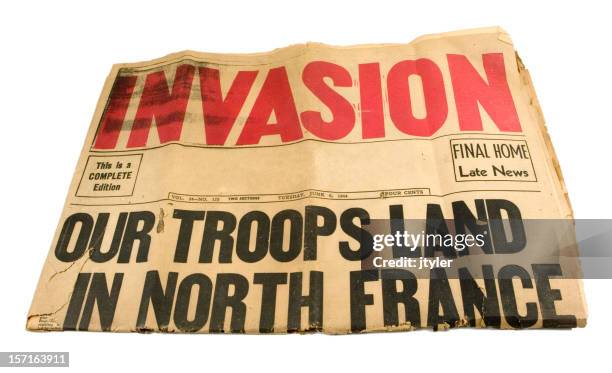 d-day - invasione militare foto e immagini stock