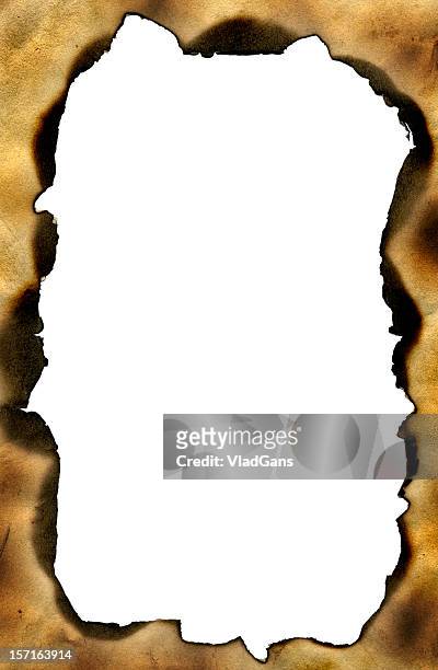 グランジフレーム - burned paper ストックフォトと画像
