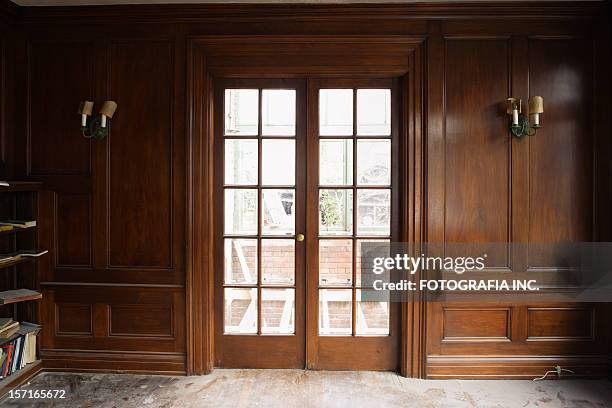 study room - wood paneling stock pictures, royalty-free photos & images