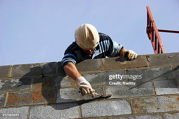 mason - mason bricklayer stock pictures, royalty-free photos & images