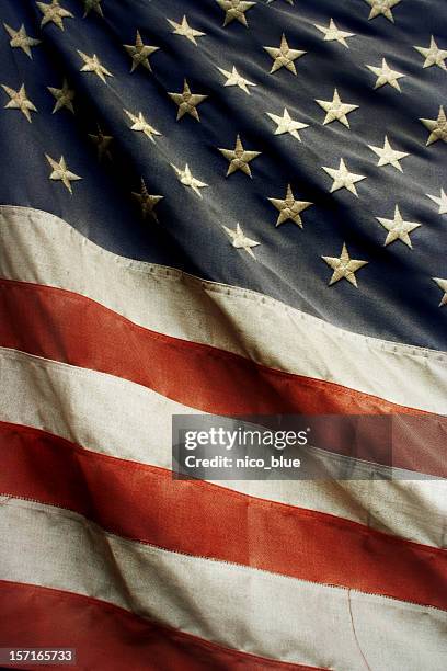 antiga bandeira americana - american flag background - fotografias e filmes do acervo